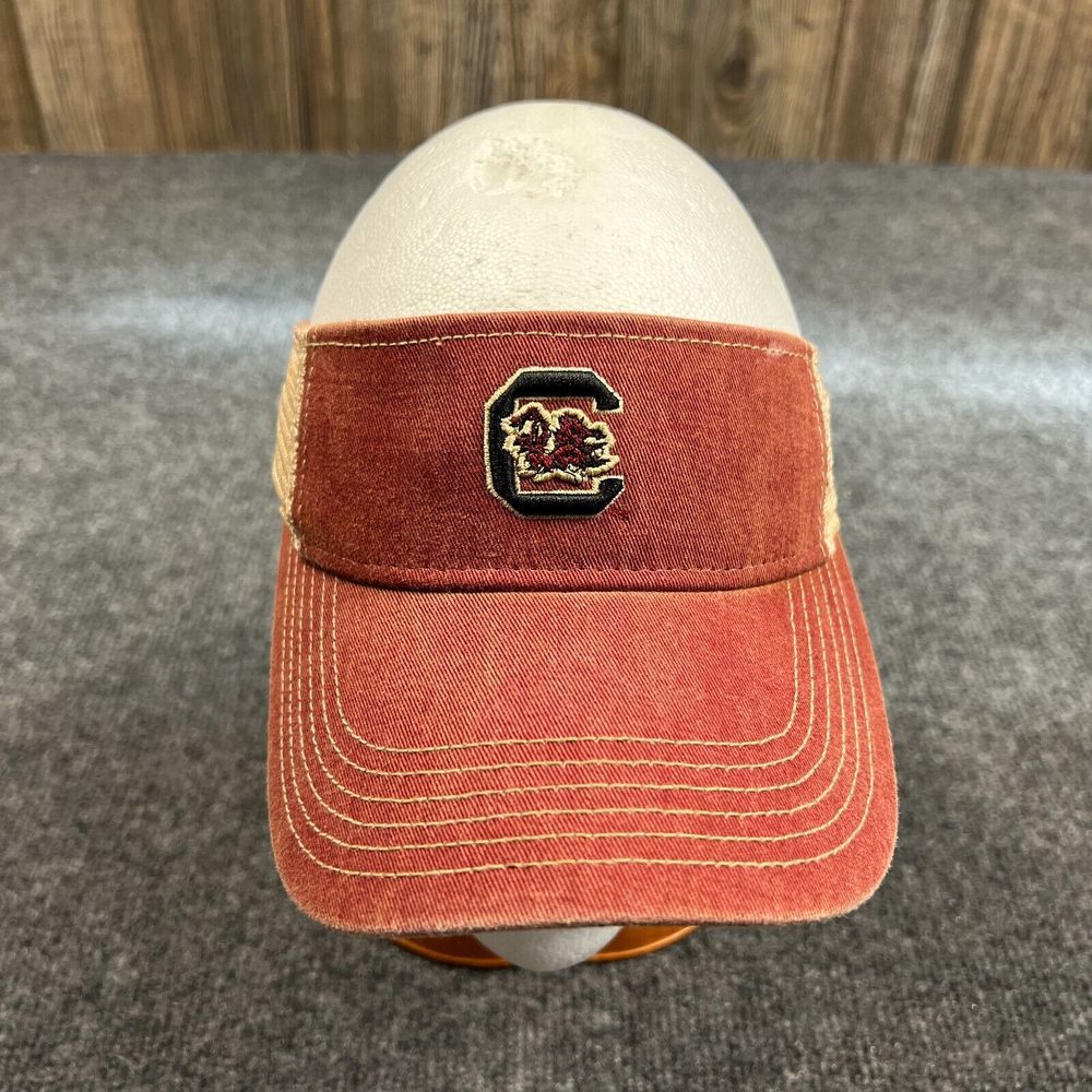 Legacy South Carolina Gamecocks Logo Snapback Visor Adult Adjustable Red Hat